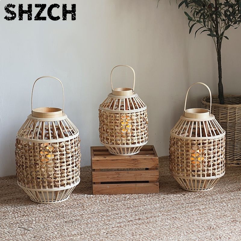 Flooring Home Decor - 레트로 중국 고대 스타일 짚 풍등