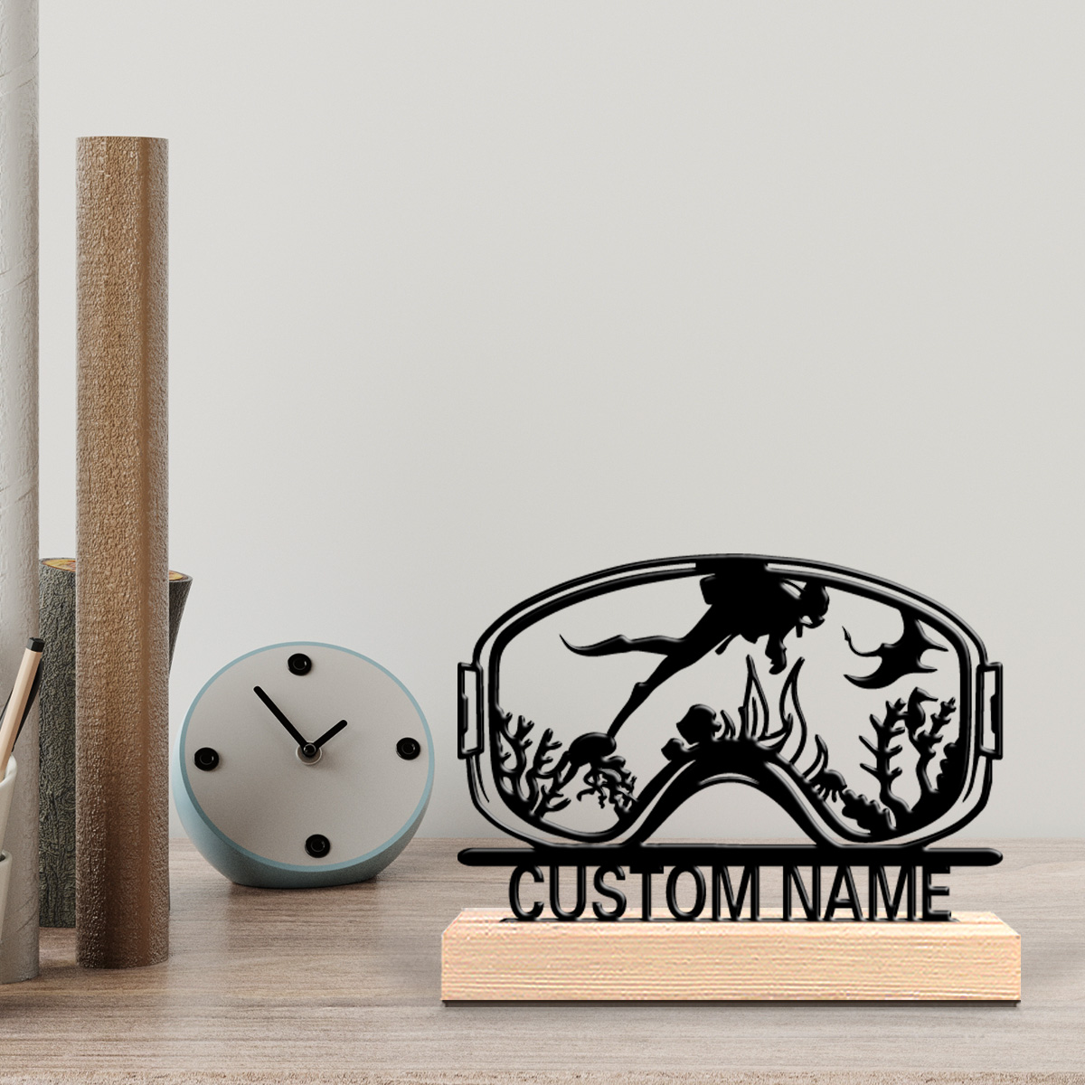 Home Decor Unique - 1개 귀여운 맞춤형 다이빙 나무 벽