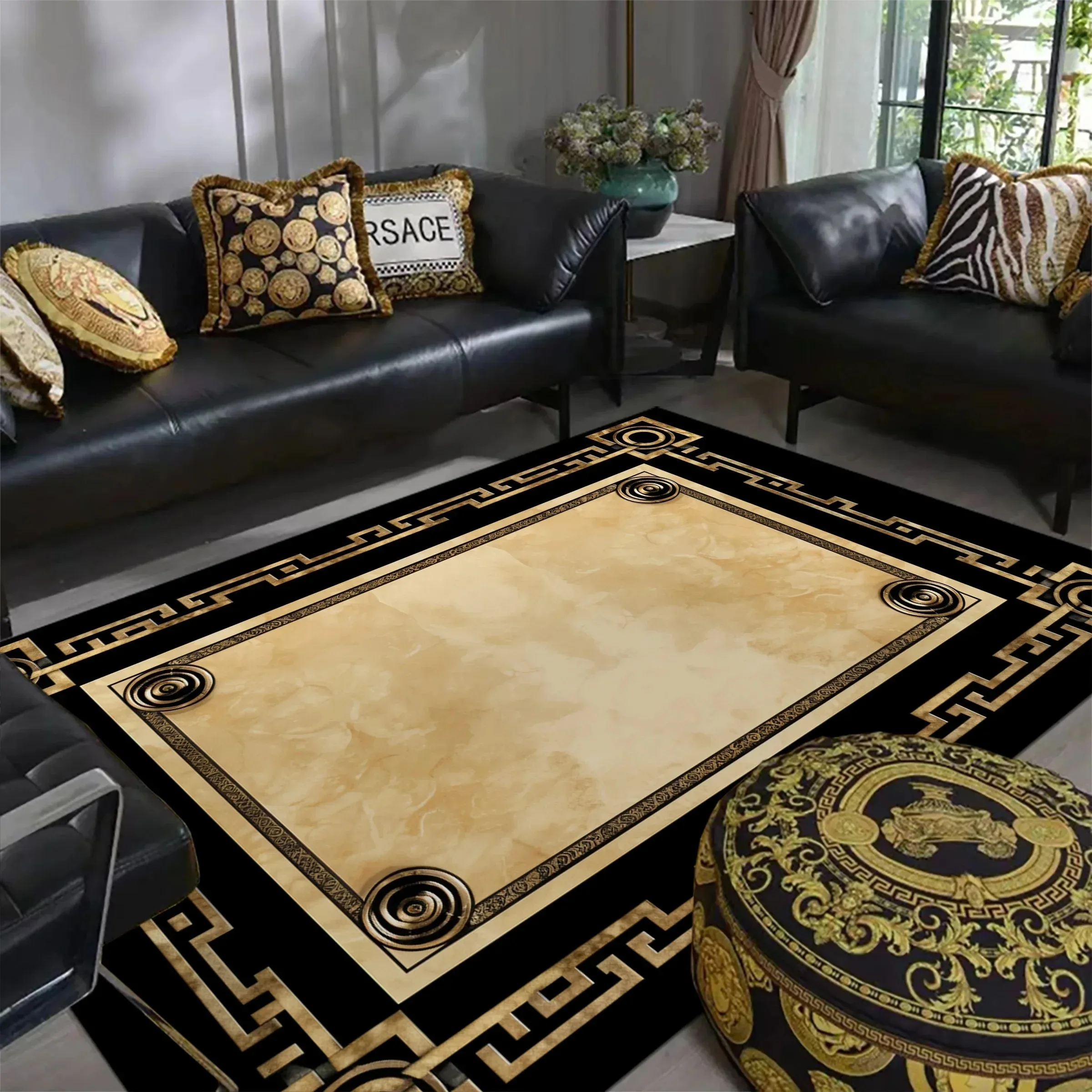 Home Decor Ig - EGM 2025 럭셔리 블랙 골드 대형