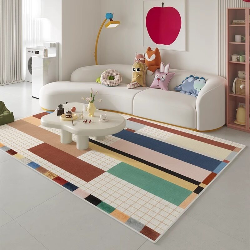 Home Decor Ig - 고급 아트 라인 거실 카펫 홈