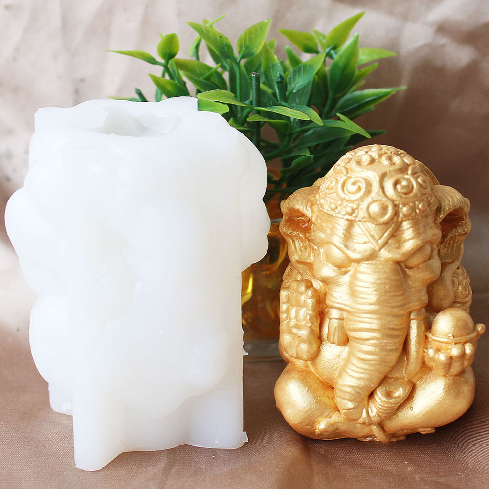 Home Decor Indonesia - 태국 인도 가네샤 부의 신 석고