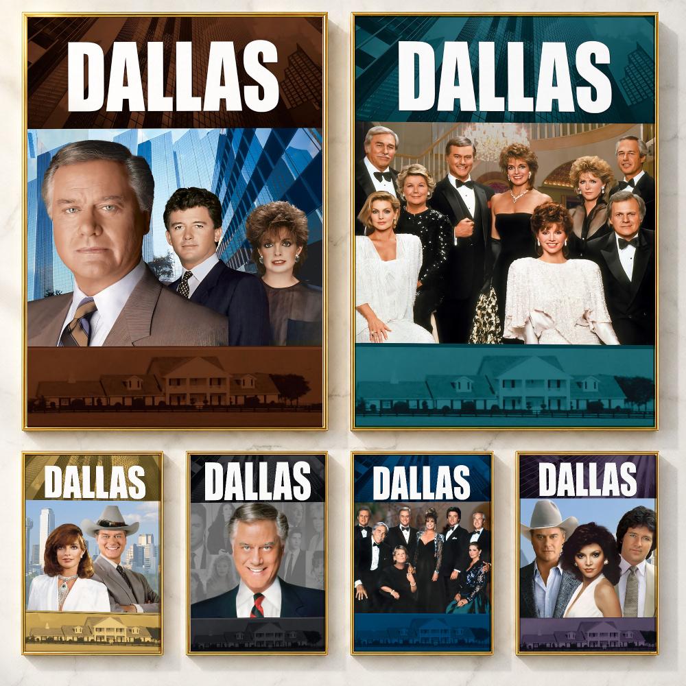 Home Decor Dallas - 클래식 드라마 시리즈 달라스 포스터 자체