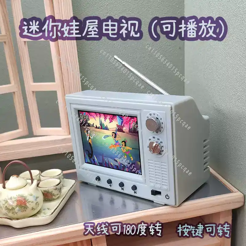 12개의 미니어처 재생 가능한 비디오 TV 모델 - 가 - Home Decor Video 리뷰 및 가격
