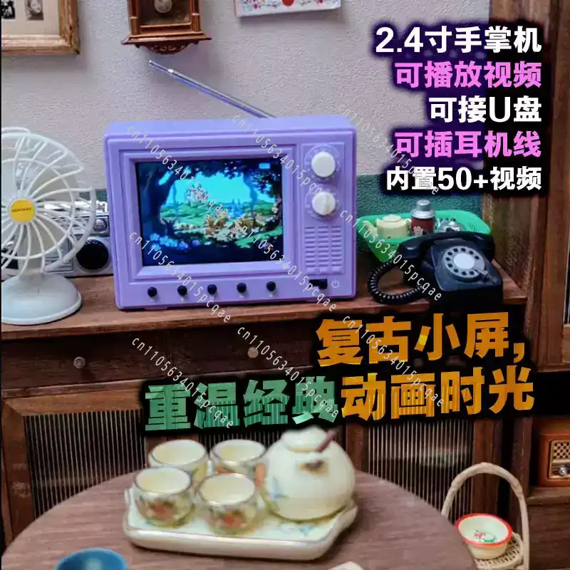 12개의 미니어처 재생 가능한 비디오 TV 모델 - 가 - Home Decor Video 리뷰 및 가격