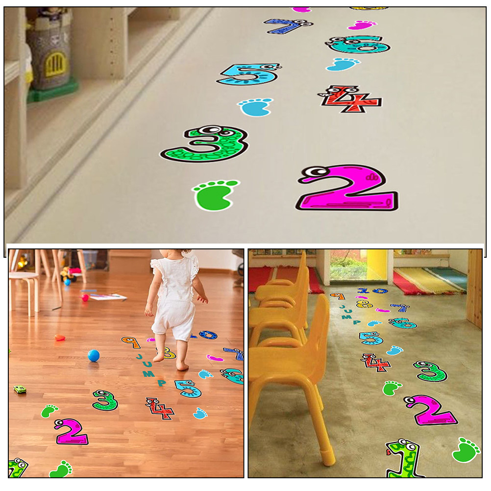 1세트 간편 청소 숫자 게임 격자 스티커 창의적인 만화 - Flooring Home Decor 리뷰 및 가격