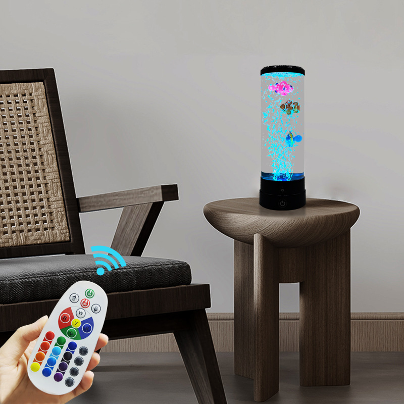 시뮬레이션 LED 멀티 컬러 버블 피쉬 분위기 연출 홈 - Home Decor Unique 리뷰 및 가격