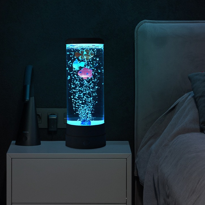 시뮬레이션 LED 멀티 컬러 버블 피쉬 분위기 연출 홈 - Home Decor Unique 리뷰 및 가격
