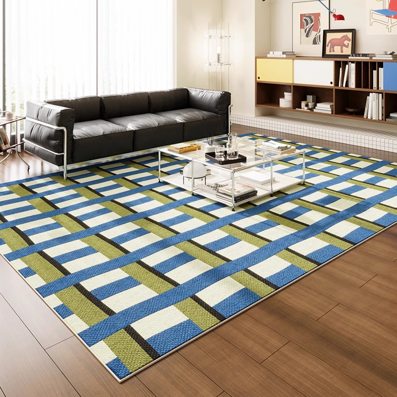 모던 심플 기하학 패턴 대형 거실 카펫 레트로 캐러프리 - Home Decor Ig 리뷰 및 가격