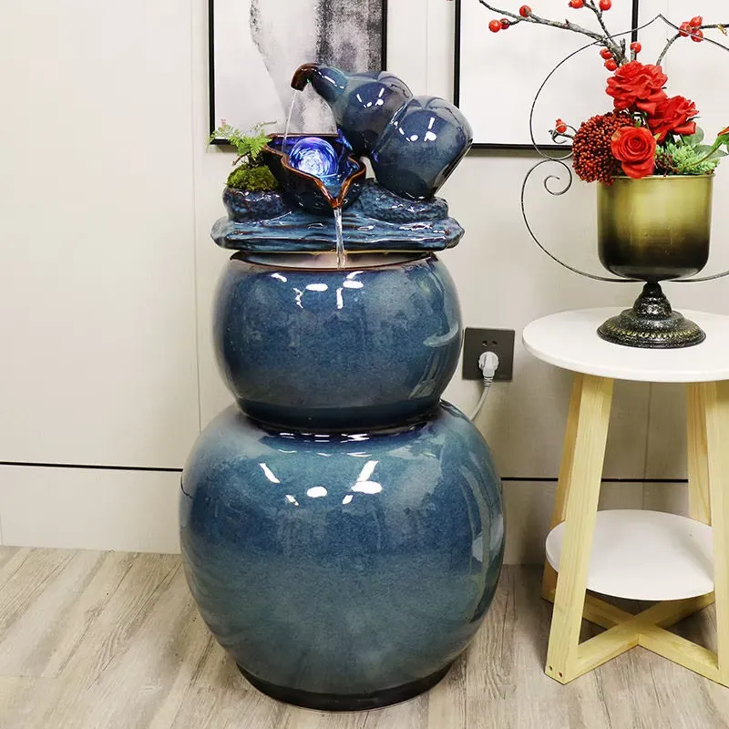 새로운 중국 스타일 수제 세라믹 바닥 장식용 분수, 모 - Flooring Home Decor 리뷰 및 가격