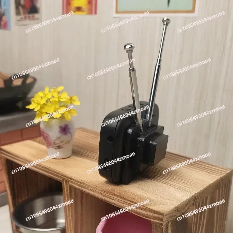 컬러 터치스크린 미니어처 레트로 TV 모델, 맞춤형 비 - Home Decor Video 리뷰 및 가격