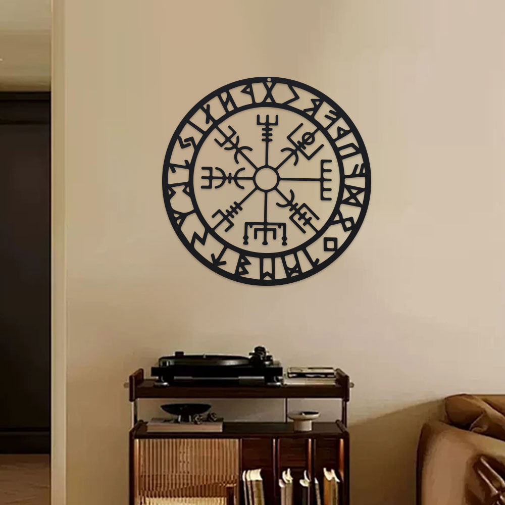금속 바이킹 벽 장식, 침실 거실 홈을위한 북유럽 금속 - Home Decor Japandi 리뷰 및 가격