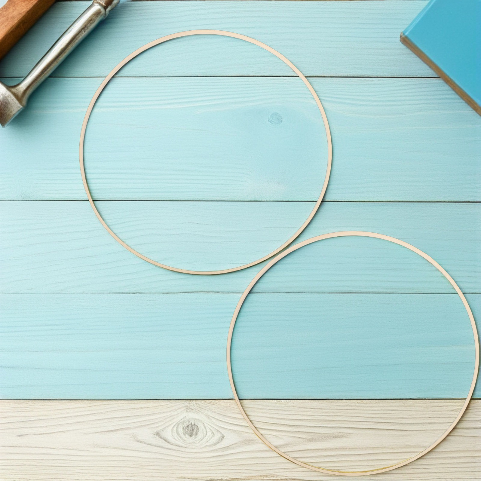 10Pcs 대나무 꽃 고리 소박한 화환 베이스 DIY  - Home Decor Garland 리뷰 및 가격