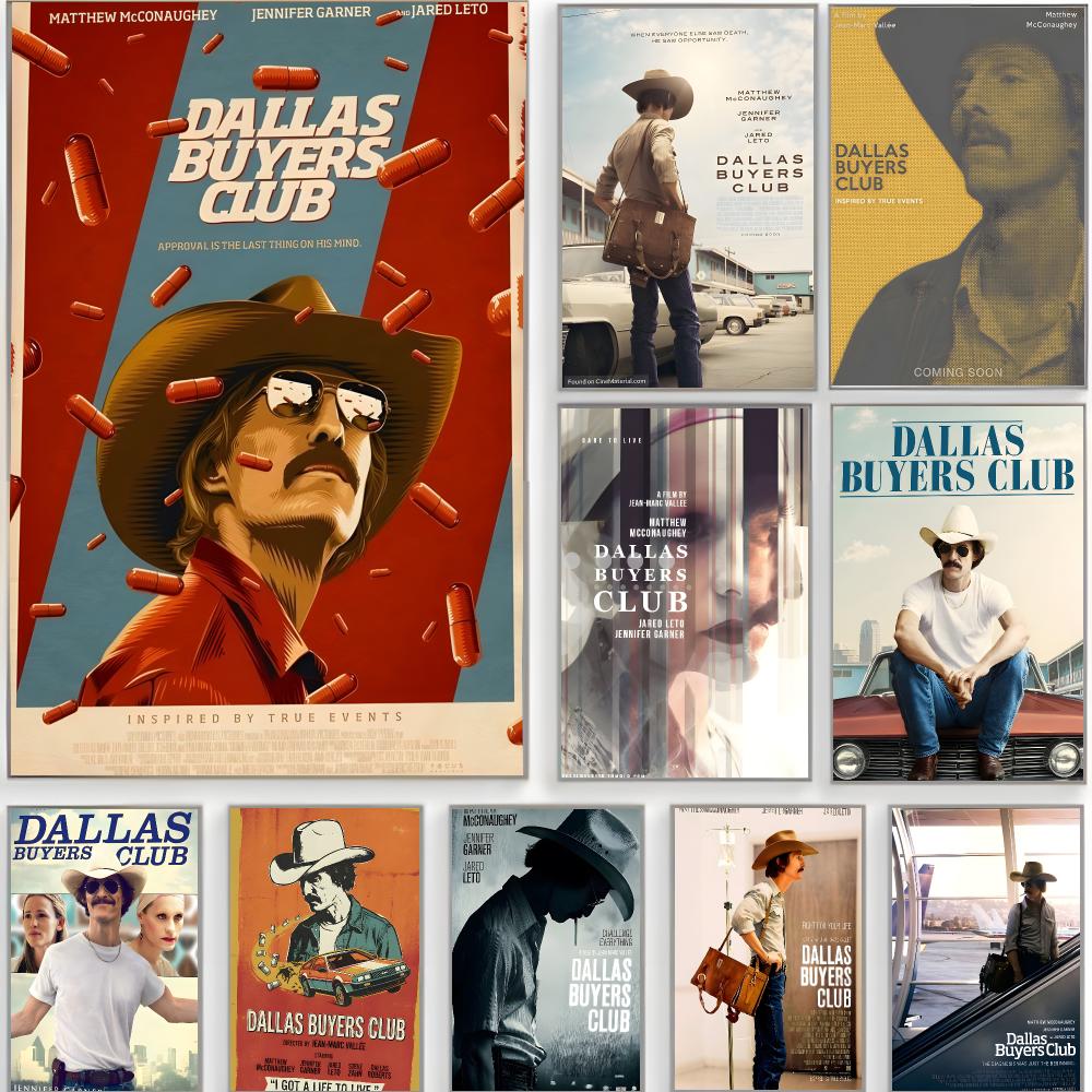 클래식 영화 d-dallas 구매자 클럽 포스터 클래식 - Home Decor Dallas 리뷰 및 가격
