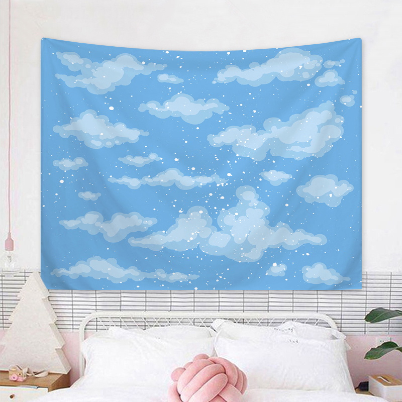 1pc 하늘 구름 태피스트리, 사랑스러운 구름 하늘 태 - Home Decor Brand 리뷰 및 가격