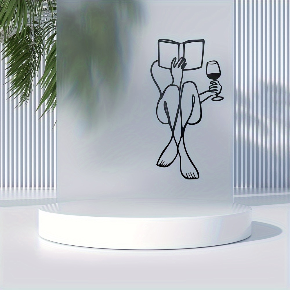 2D 1개 금속 벽 장식 철제 수공예품 여성이 와인과  - Home Decor Catalog 리뷰 및 가격