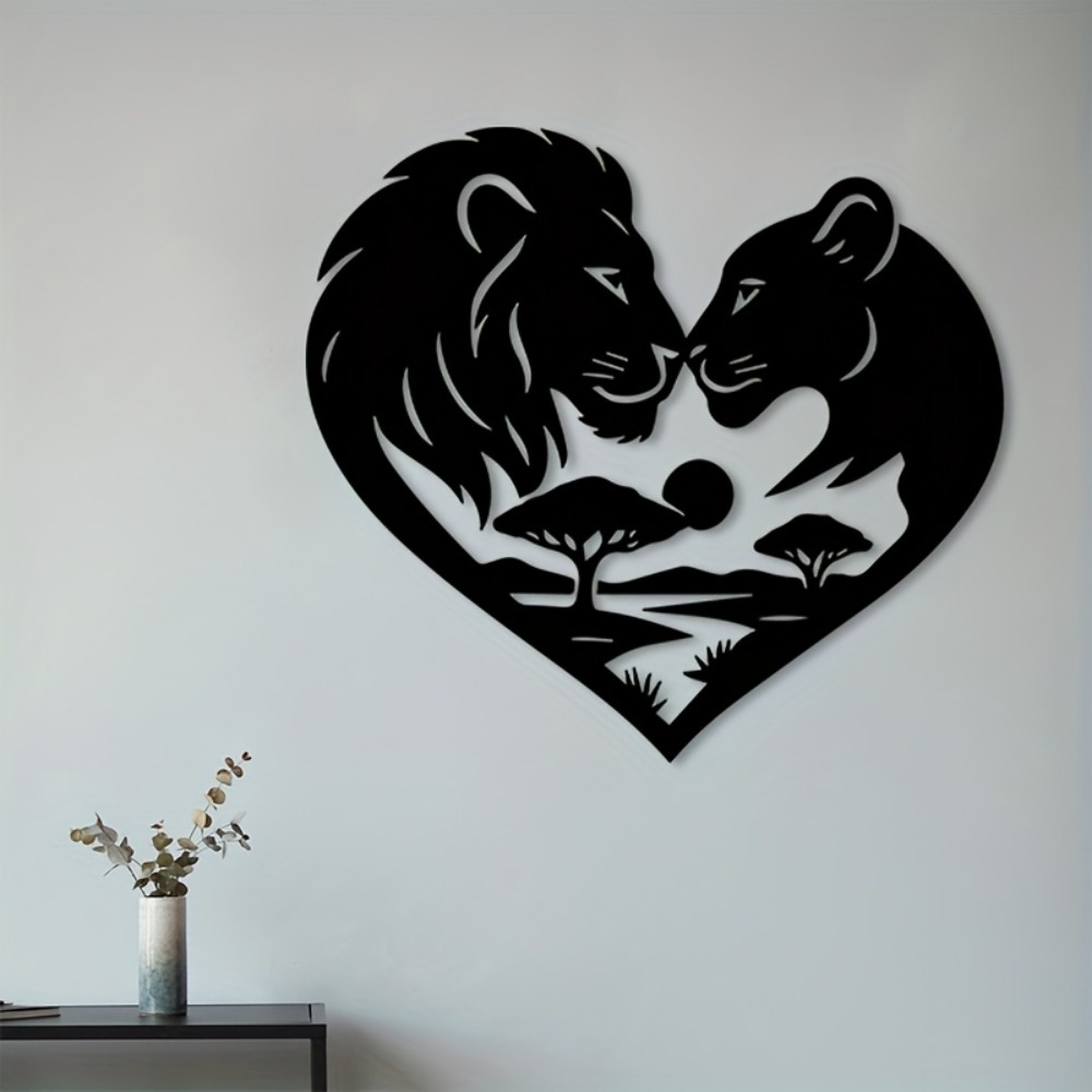 브랜드 라이온 커플 철제 벽 장식 금속 하트 장식 로맨 - Home Decor Brand 리뷰 및 가격