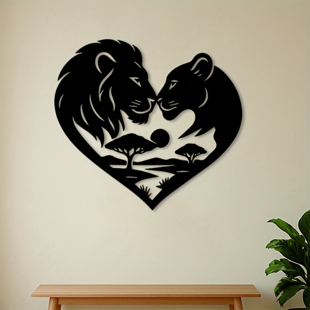 브랜드 라이온 커플 철제 벽 장식 금속 하트 장식 로맨 - Home Decor Brand 리뷰 및 가격