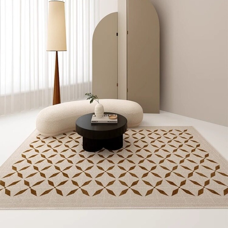 클래식 다이아몬드 모양 패턴 거실 카펫 대형 면적 커피 - Home Decor Ig 리뷰 및 가격