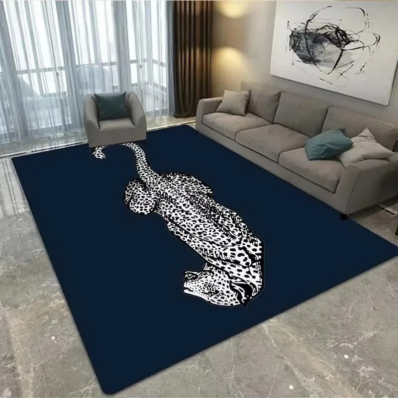 골든 레오파드 디자인 거실 카펫 동물 대형 면적 커피  - Home Decor Ig 리뷰 및 가격
