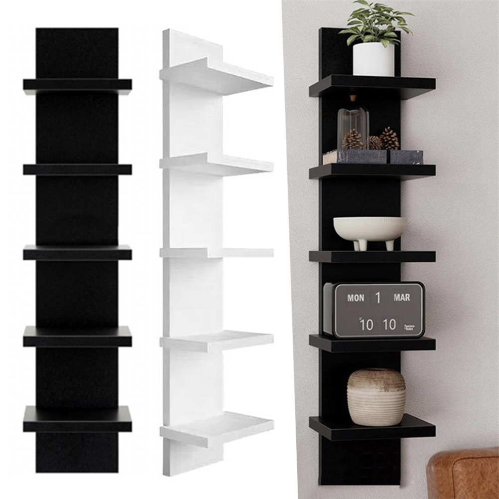5단 벽걸이 책꽂이 PVC 플로팅 수납 선반 스무스-프 - Home Decor Catalog 리뷰 및 가격