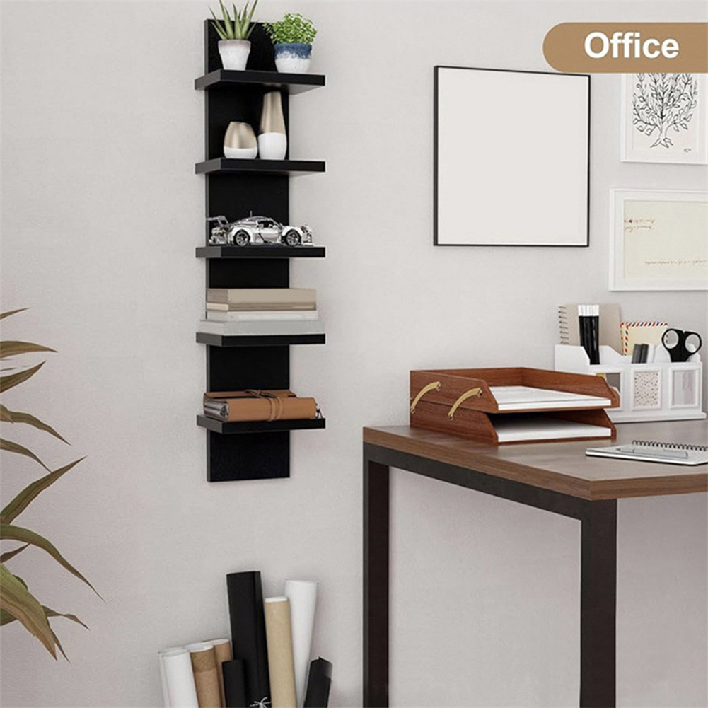 5단 벽걸이 책꽂이 PVC 플로팅 수납 선반 스무스-프 - Home Decor Catalog 리뷰 및 가격