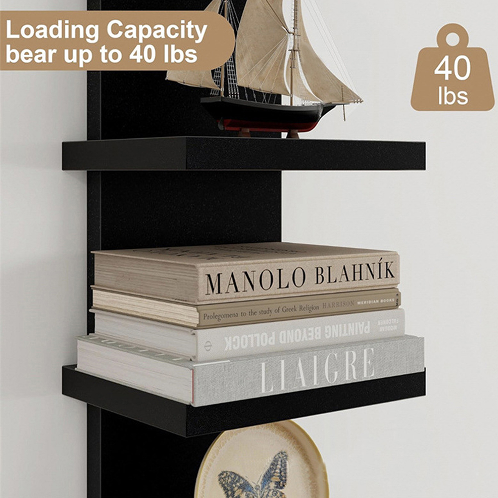 5단 벽걸이 책꽂이 PVC 플로팅 수납 선반 스무스-프 - Home Decor Catalog 리뷰 및 가격