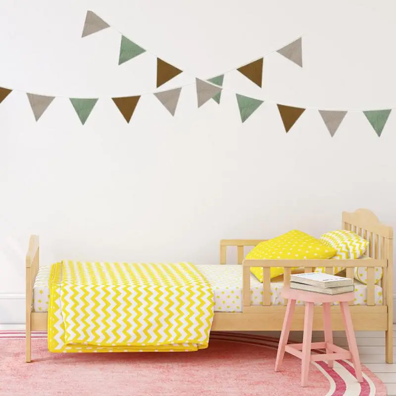페넌트 배너 플래그 보육 깃발 천 배너 플래그 빨 수있 - Home Decor Garland 리뷰 및 가격