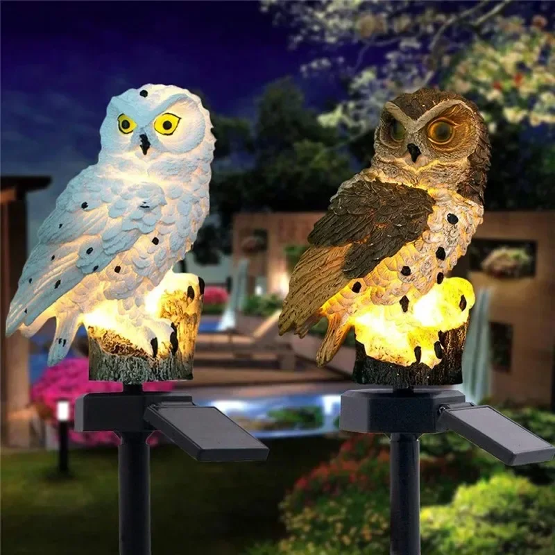 태양광 올빼미 조각상 정원등 LED 방수 야외 장식 ( - Home Decor Unique 리뷰 및 가격