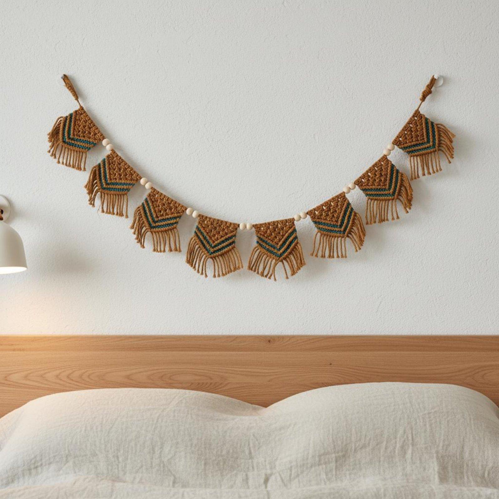 면 태피스트리 보헤미안 프린지 가랜드 직조 벽 장식 페 - Home Decor Garland 리뷰 및 가격