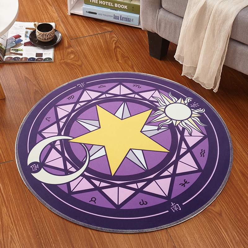 60x60cm 애니메이션 카드 캡터 사쿠라 매직 서클  - Flooring Home Decor 리뷰 및 가격