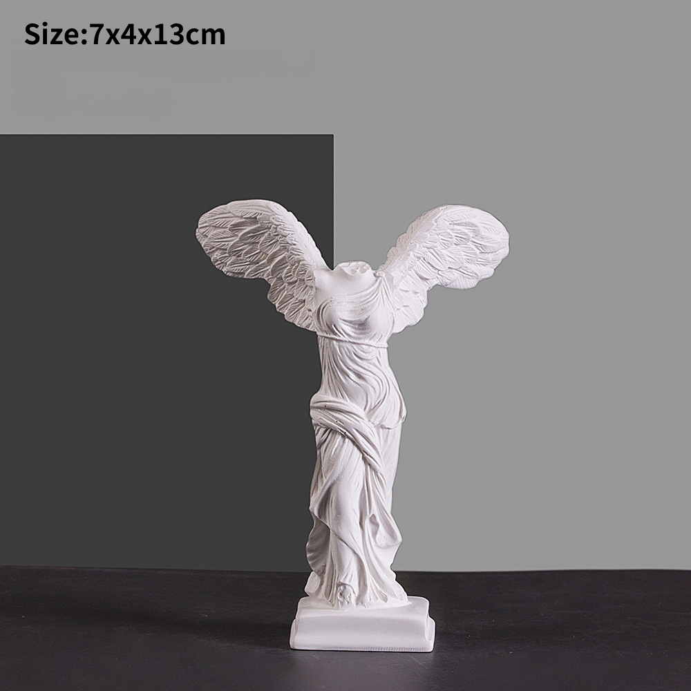 천사 날개와 그리스 승리 여신 동상 홈 캐비닛 사무실  - Victory Home Decor 리뷰 및 가격