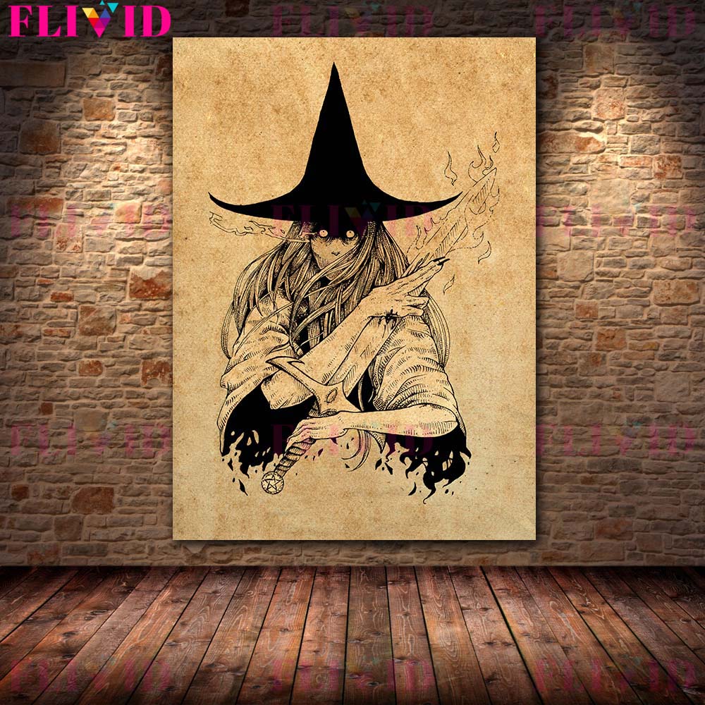 포션 마녀 영혼 교환 벽 예술 캔버스 그림 빈티지 추상 - Home Decor Exchange 리뷰 및 가격