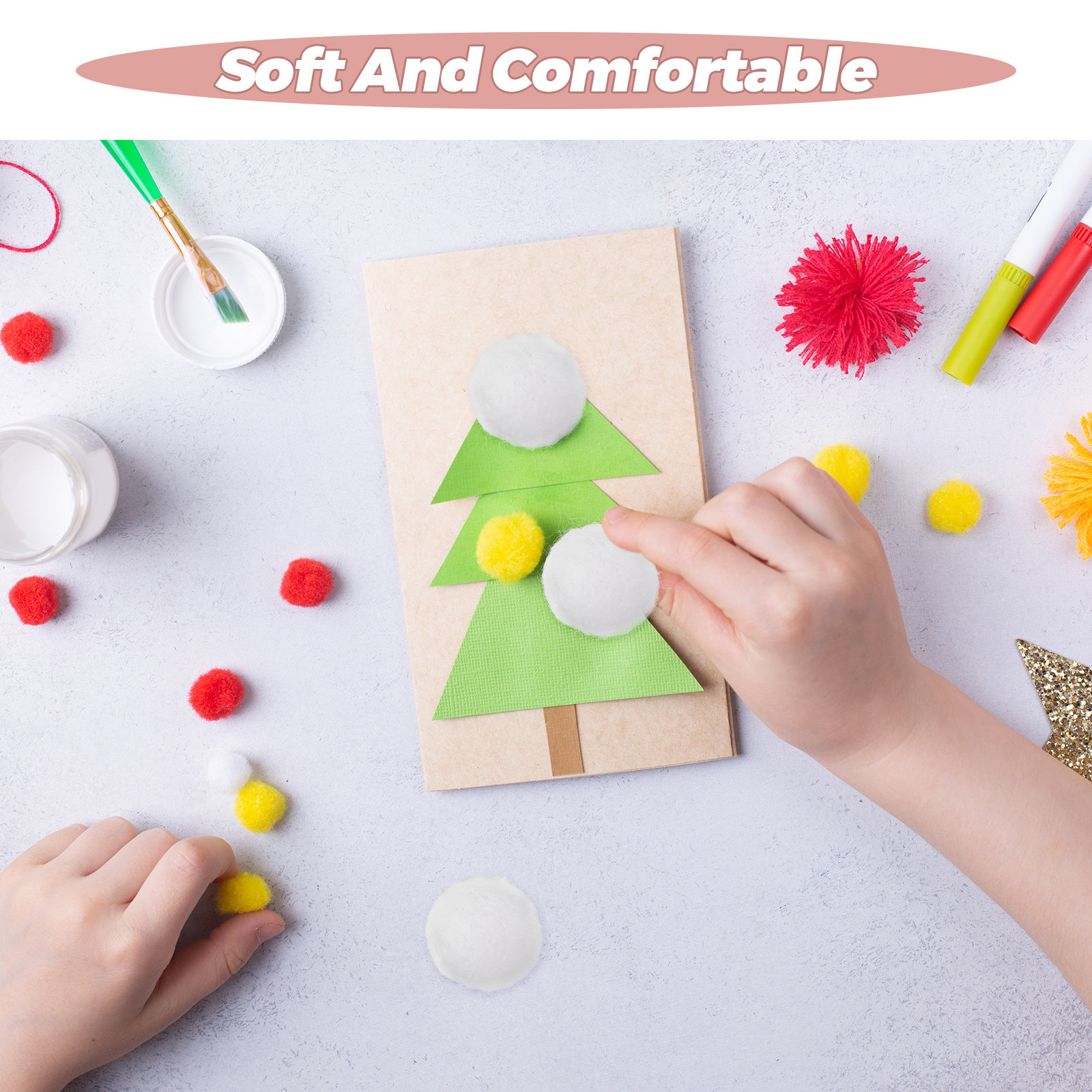 20개 수제 양모 펠트 볼 부드럽고 변색 방지 공예 볼 - Home Decor Garland 리뷰 및 가격