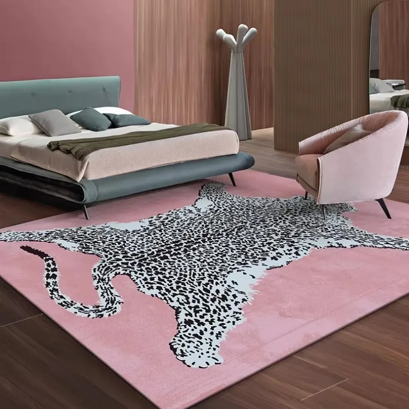 거실용 카펫 레오파드 럭셔리 대형 카펫 어린이 침실 러 - Home Decor Ig 리뷰 및 가격