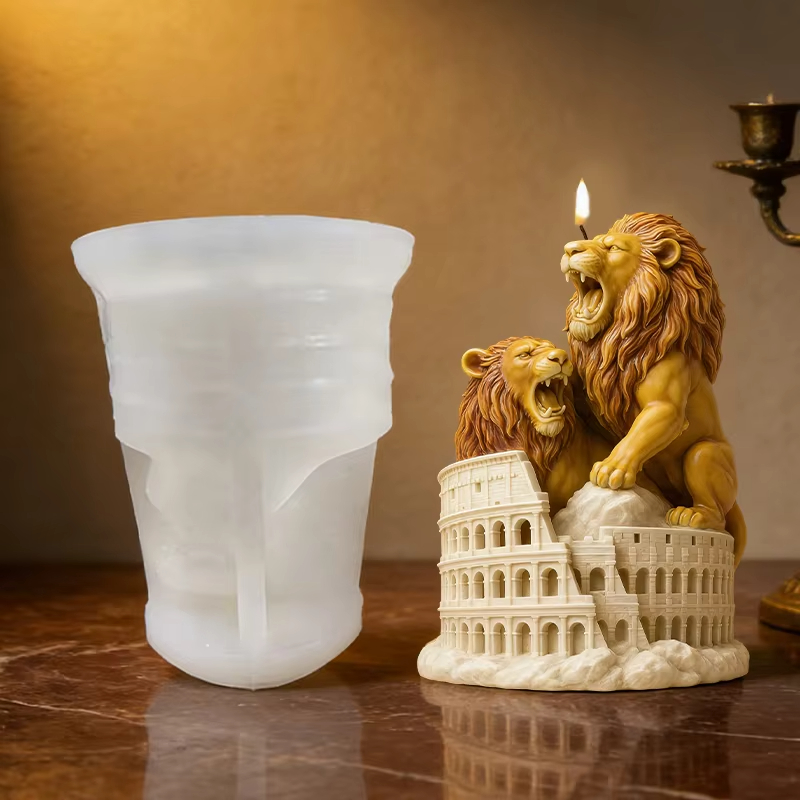 3D 늑대 빅벤 인도 코끼리 타지마할 사자 콜로세움 호 - Home Decor Indonesia 리뷰 및 가격