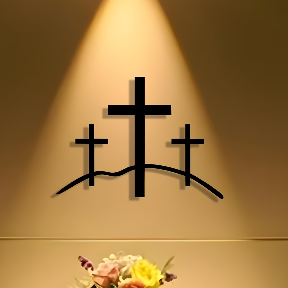 브랜드 메탈 벽 장식 철제 십자가 실루엣 산 모양 장식 - Home Decor Brand 리뷰 및 가격