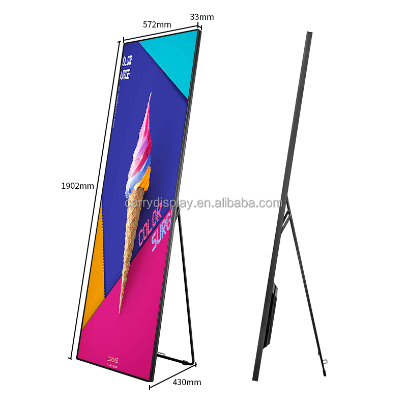 WiFi 4G 제어 P2.5 실내형 스탠딩 LED 미러 - Flooring Home Decor 리뷰 및 가격